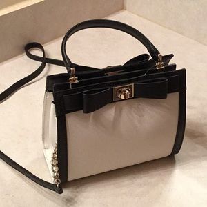 Kate Spade Black and White Mini Bag